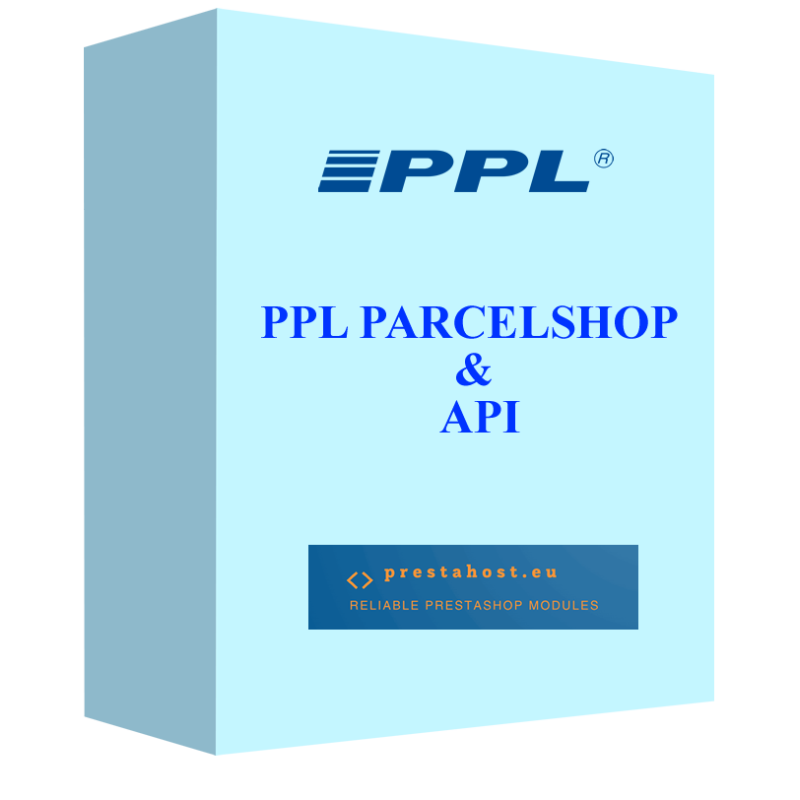 PPL parcelshop pro Prestashop s mapkou a API exportem