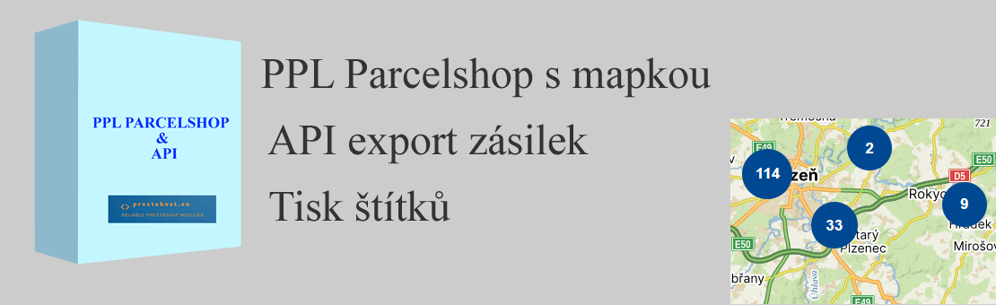 PPL parcelshop a API